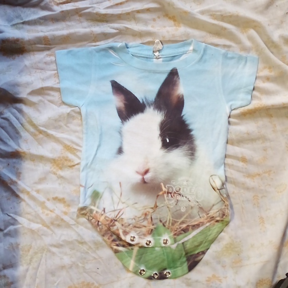 Genuine rodeo races Easter bunny onesie size 12 months